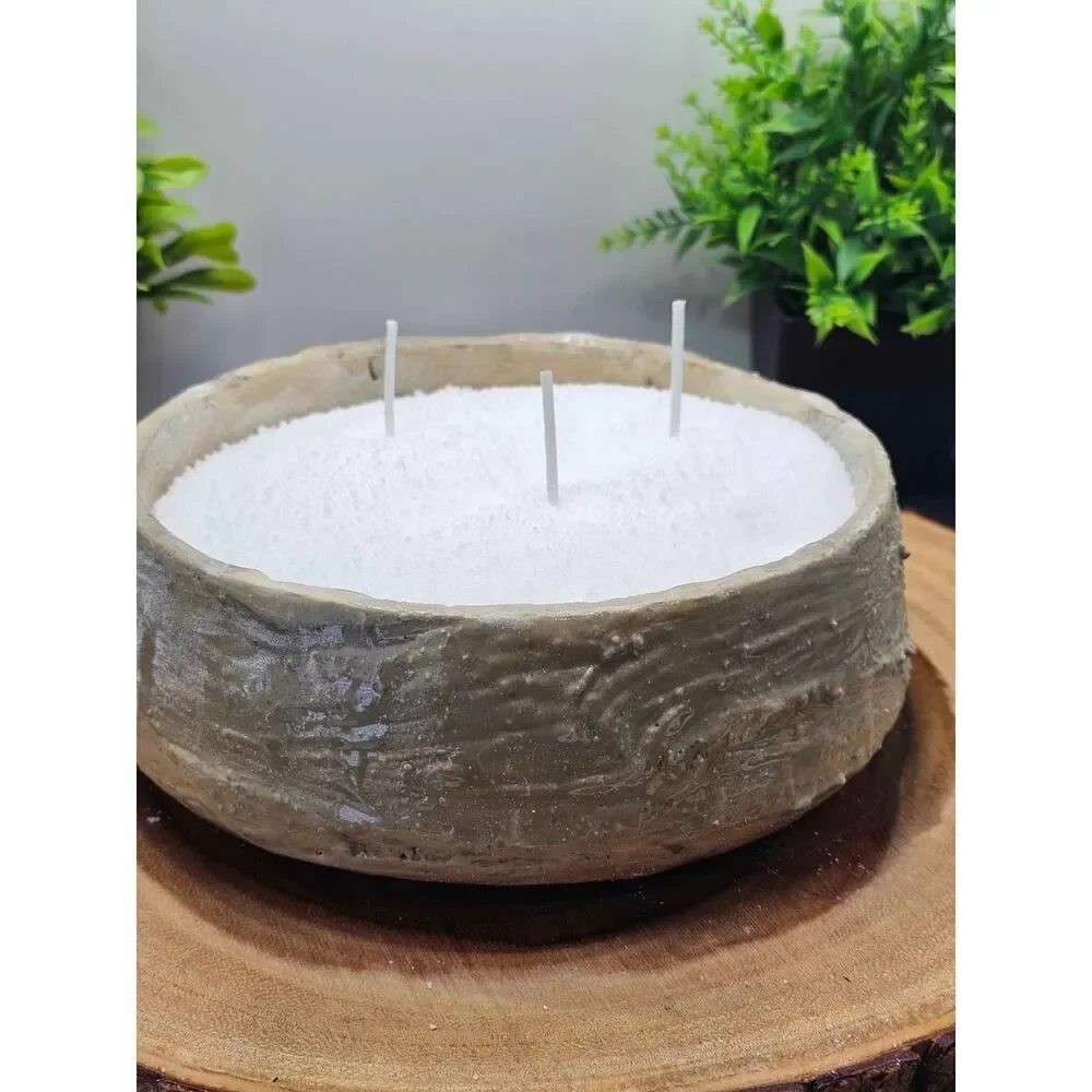 Concrete Candle Bowl